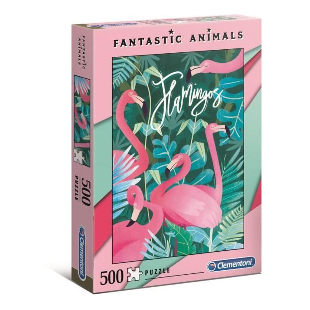 Clementoni 35067 Flamingos 500 Teile Puzzle Fantastic Animals