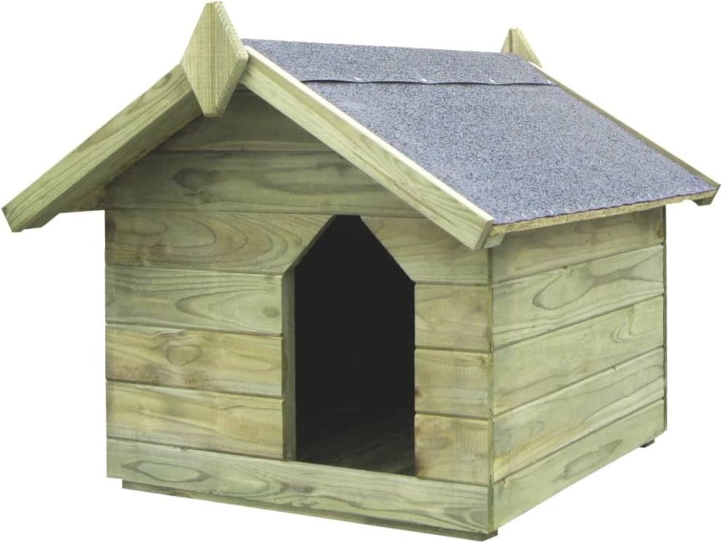 Hundehütte mit Dach Imprägniertes Kiefernholz