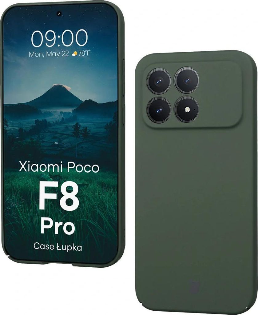 Handyhülle für Xiaomi POCO F8 Pro, Bizon Case Lupka, Grün