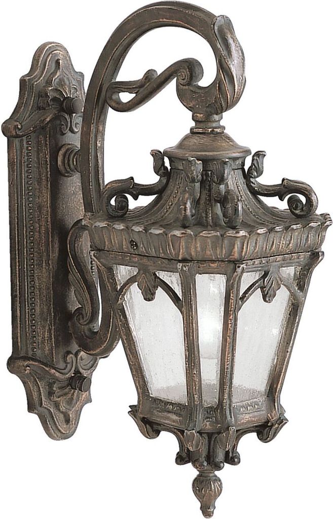 Verzierte Wandlampe Antik IP44 Außenbereich Vintage AMELIA Hoflampe Laterne Haustür Terrasse Balkon