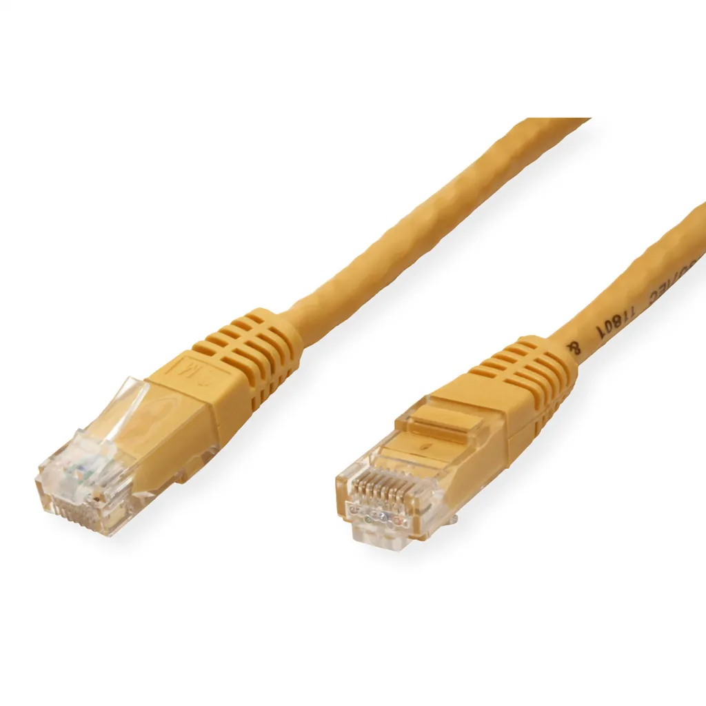 Cavo Ethernet 10m VALUE Cat.6 Giallo | Patch Cord Professionale UTP - 2