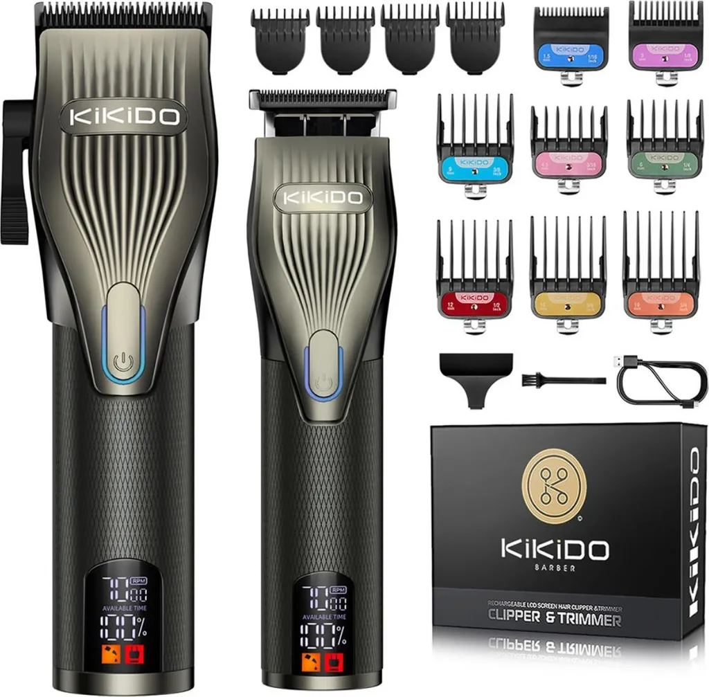 Tondeuse Cheveux pour Dégradés Américains et Entretien Barbe Précis