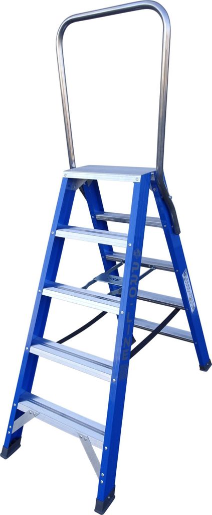 ASC Pro-Line XD-Stufenstehleiter DT-5 doppelseitig 5 Stufen mit 3,26m Arbeitshöhe