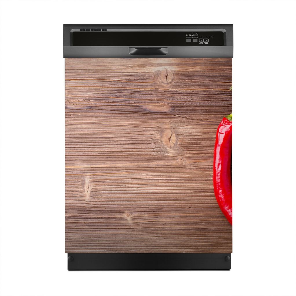 Magnete Dekorative 60x70 cm Küche Magnetmatte Spülmaschine - Chilischote Paprika
