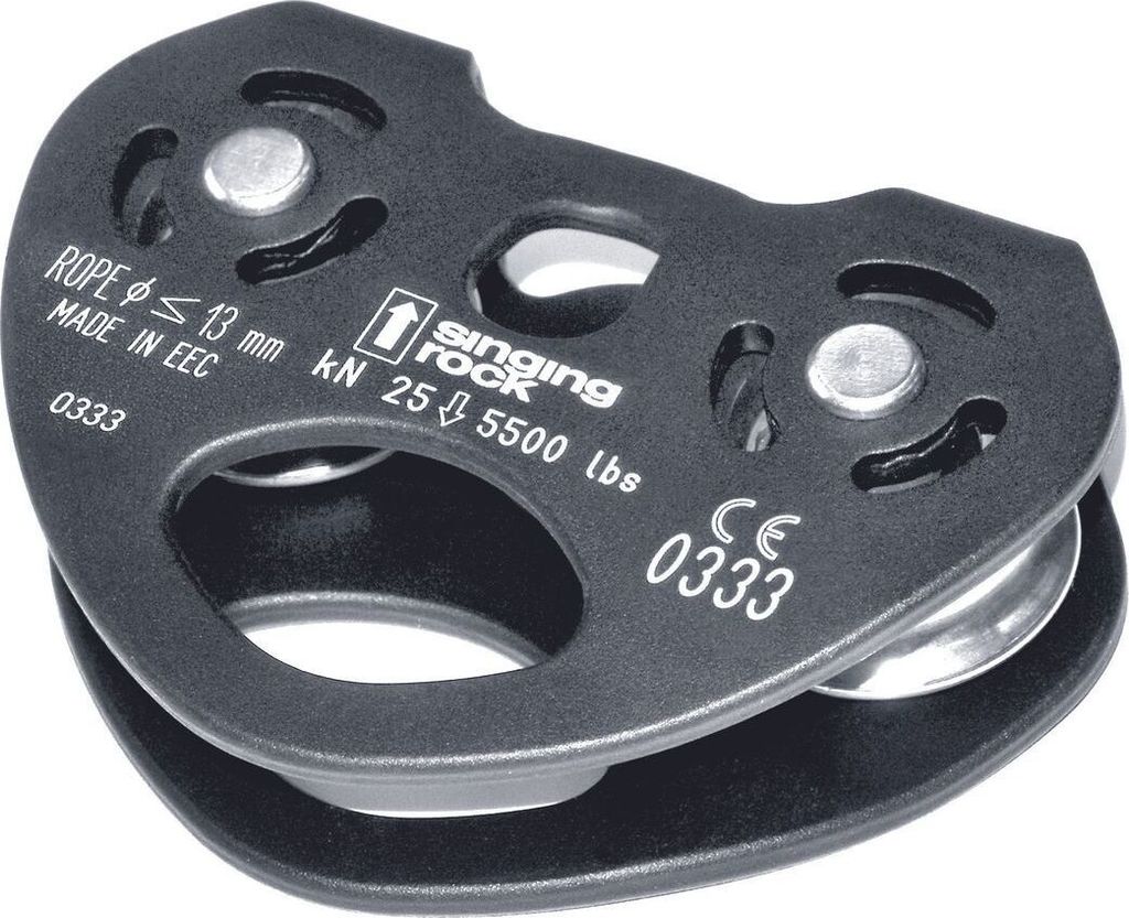 Singing Rock Tandem Pulley Rolle Black