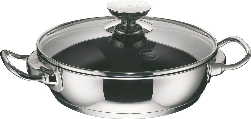 Berndes Injoy® Induction Servierpfanne mit Glasdeckel 28 cm Produktbild 