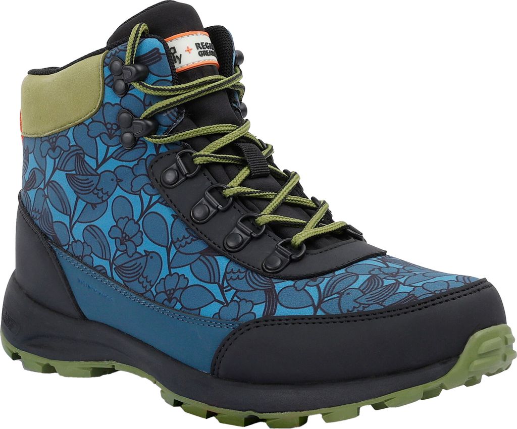 Regatta - Damen Wanderstiefel "Orla Kiely", Vögelchen RG11192 (37 EU) (Blau/Grün)