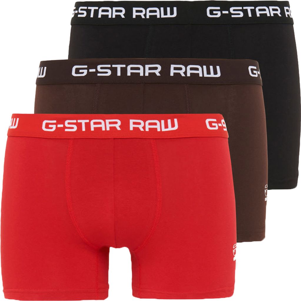 G-STAR Trunk 3 Pack Trunks Shorts im 3er Pack Classic Jersey Stretch