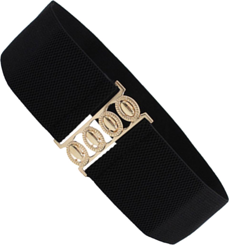 Breiter, elastischer Taillenbund mit Stretch-Bund, Retro-Verschluss