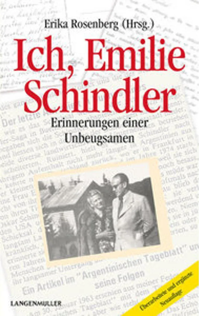 Biographie Ich, Emilie Schindler : Un récit historique sur la Résistance