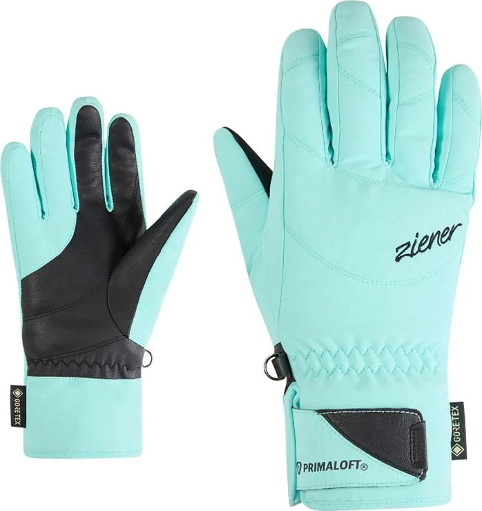 Guanti Sci Ziener Klenn-z Gtx Pr Donna Blu Taglia 6 - Alte Prestazioni