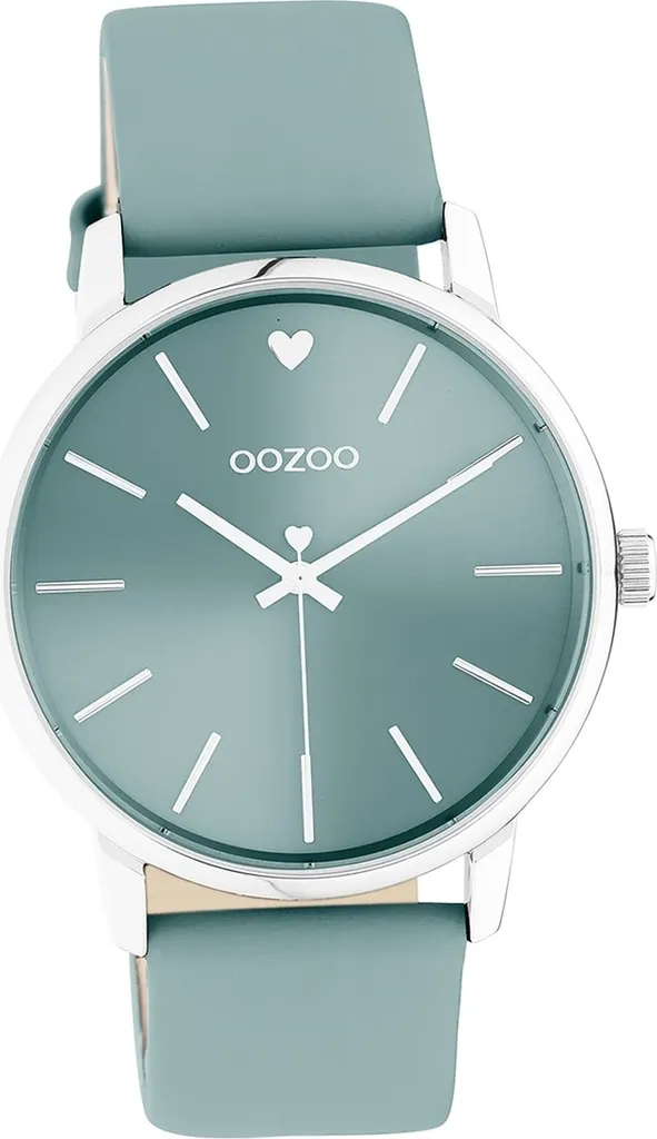 Montre Femme Analogique Oozoo en Cuir Bleu Marine Style Chic 40mm