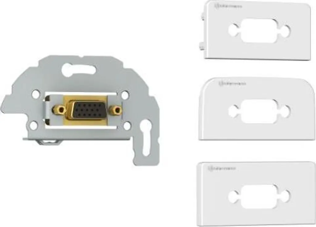 Plaque de finition VGA HD15 Kindermann 7456-601 avec changeur genre