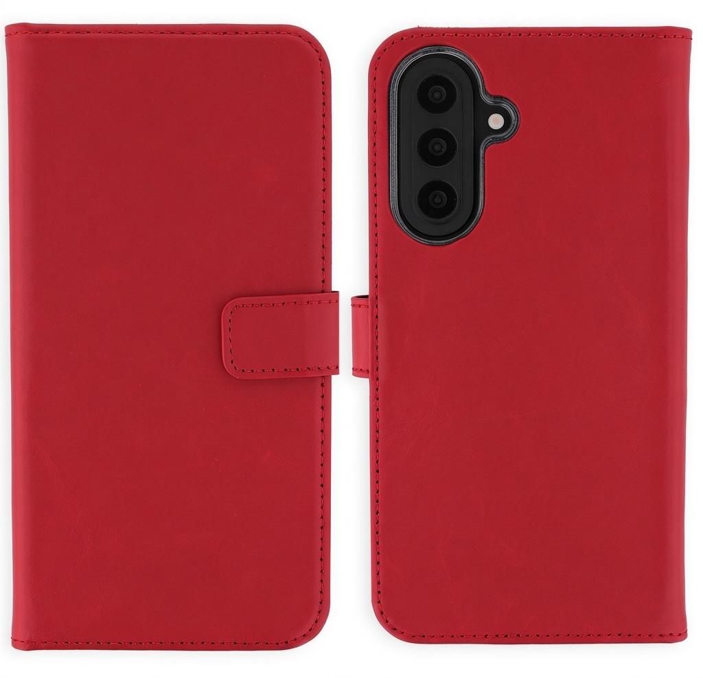Selencia Echtledertasche für das Samsung Galaxy A57 (5G) – Rot