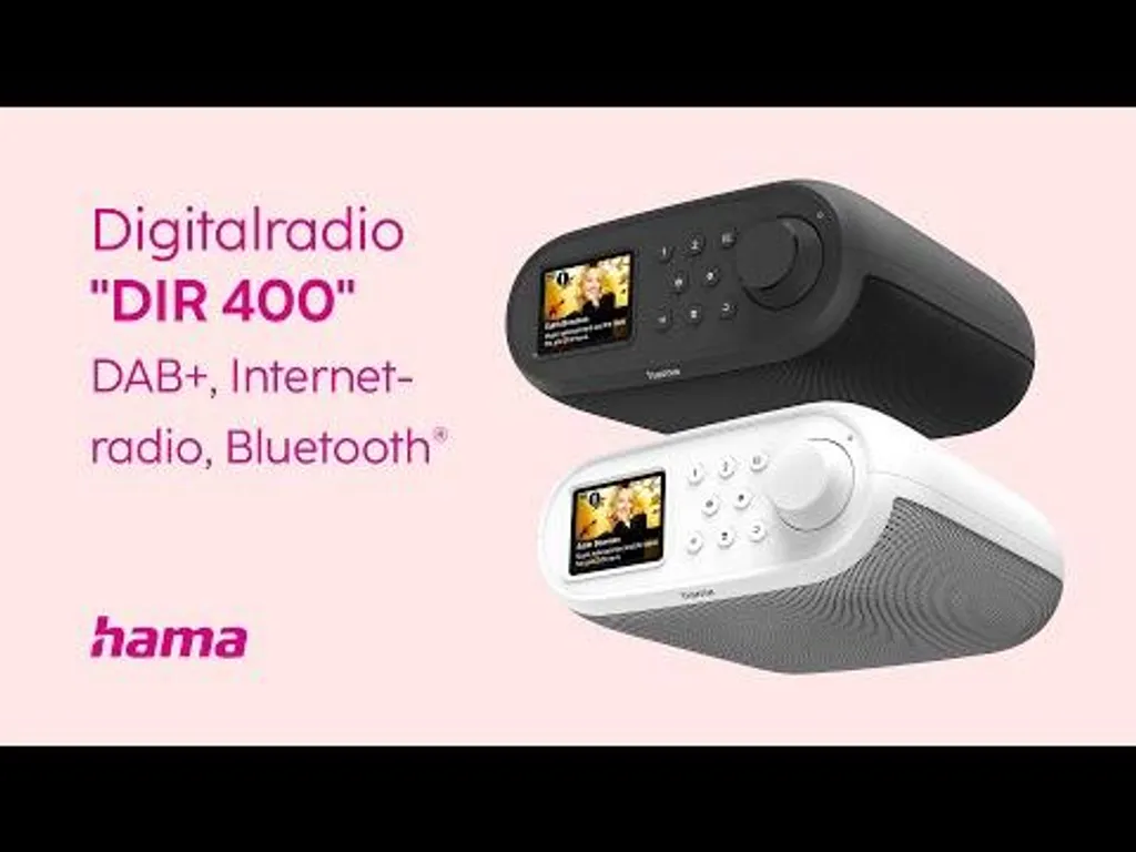 Radio Internet Hama DIR400 Bluetooth et DAB+ avec Pilotage par App