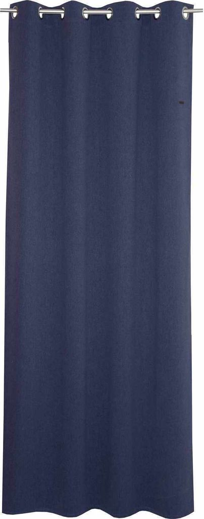 ESPRIT Blickdichter Ösenvorhang HARP Blau 140 x 250 cm