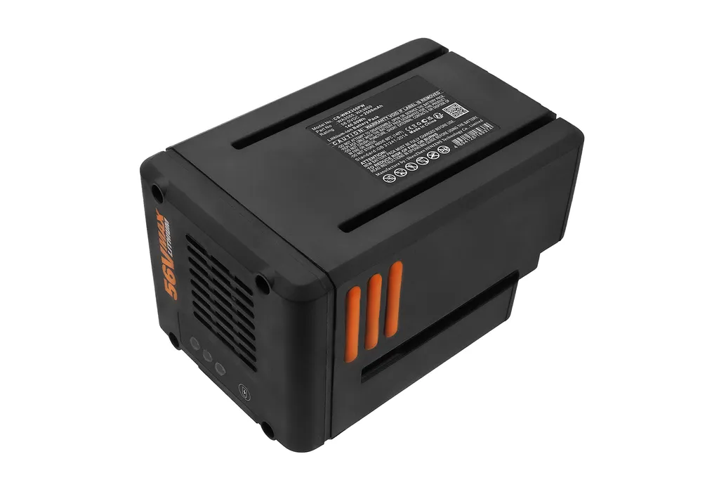 Batteria Ricambio Worx 56V 2.5Ah PowerSmart - Compatibile WG926 e WG591 - 3