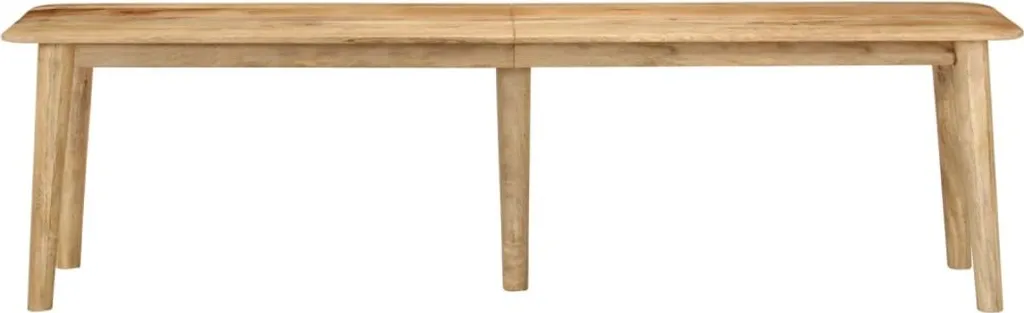 Grand banc de salle à manger 160 cm en bois massif de manguier naturel