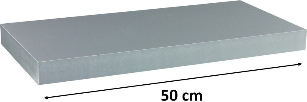 A silver shelf with a measurement indicator.