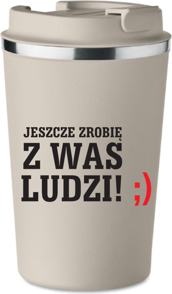 Premium Thermobecher Lehrertag Geschenk ICH WERDE AUS DIR MENSCHEN MACHEN KT_118