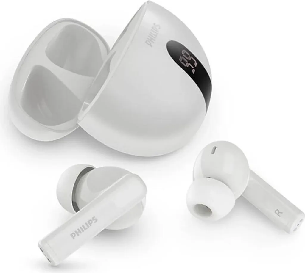 Fini le Bruit avec les Écouteurs Philips TAT2520 ANC Blanc Sans Fil