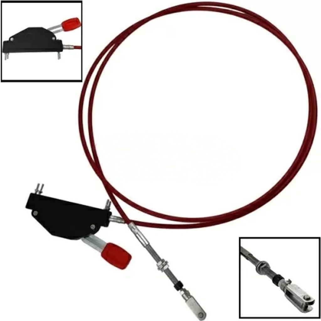 Zapfwellensteuerseilhebel / Kippzapfwelle, mechanische Kupplung Iveco Daily Mercedes Sprinter Renault Mascott Ford Transit Nissan, 350cm