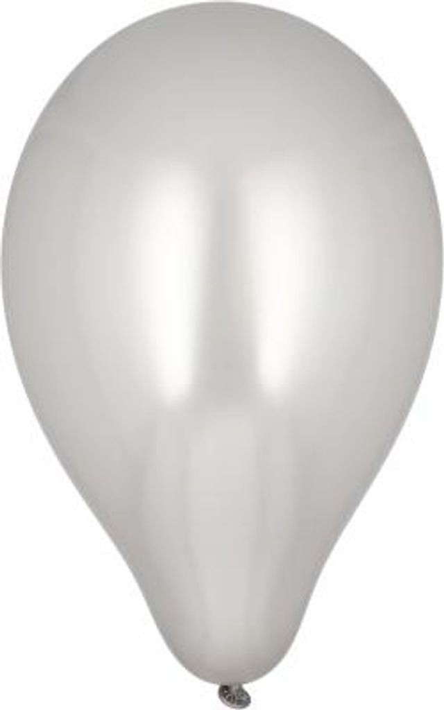 100 Luftballons Ø 25 cm silber
