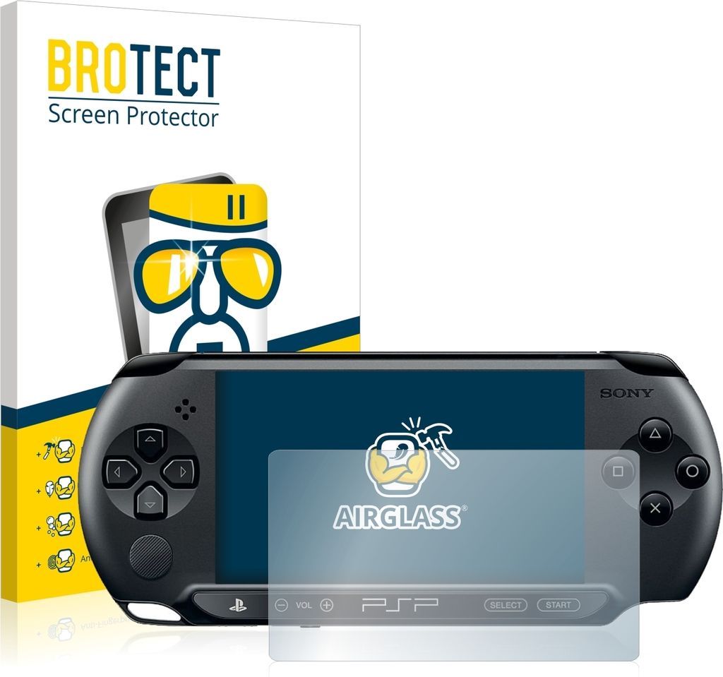 BROTECT Schutzglas für Sony PSP 1004 Schutzfolie Panzer Folie Glas Display Schutz klar