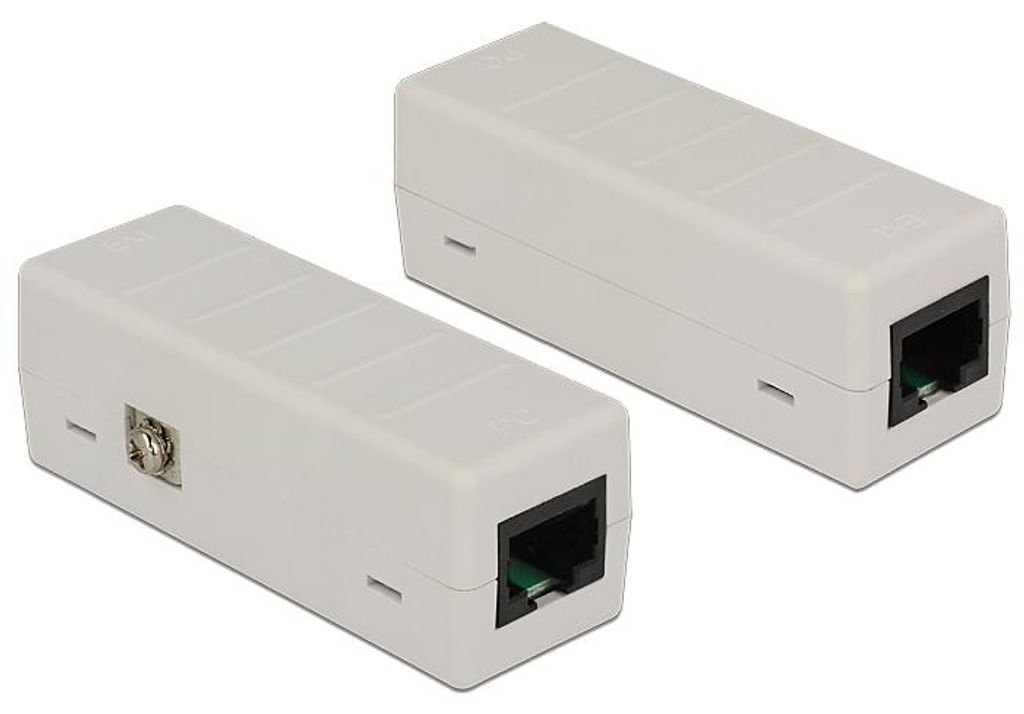DELOCK Netzwerk Isolator 6 kV RJ45 mit PoE