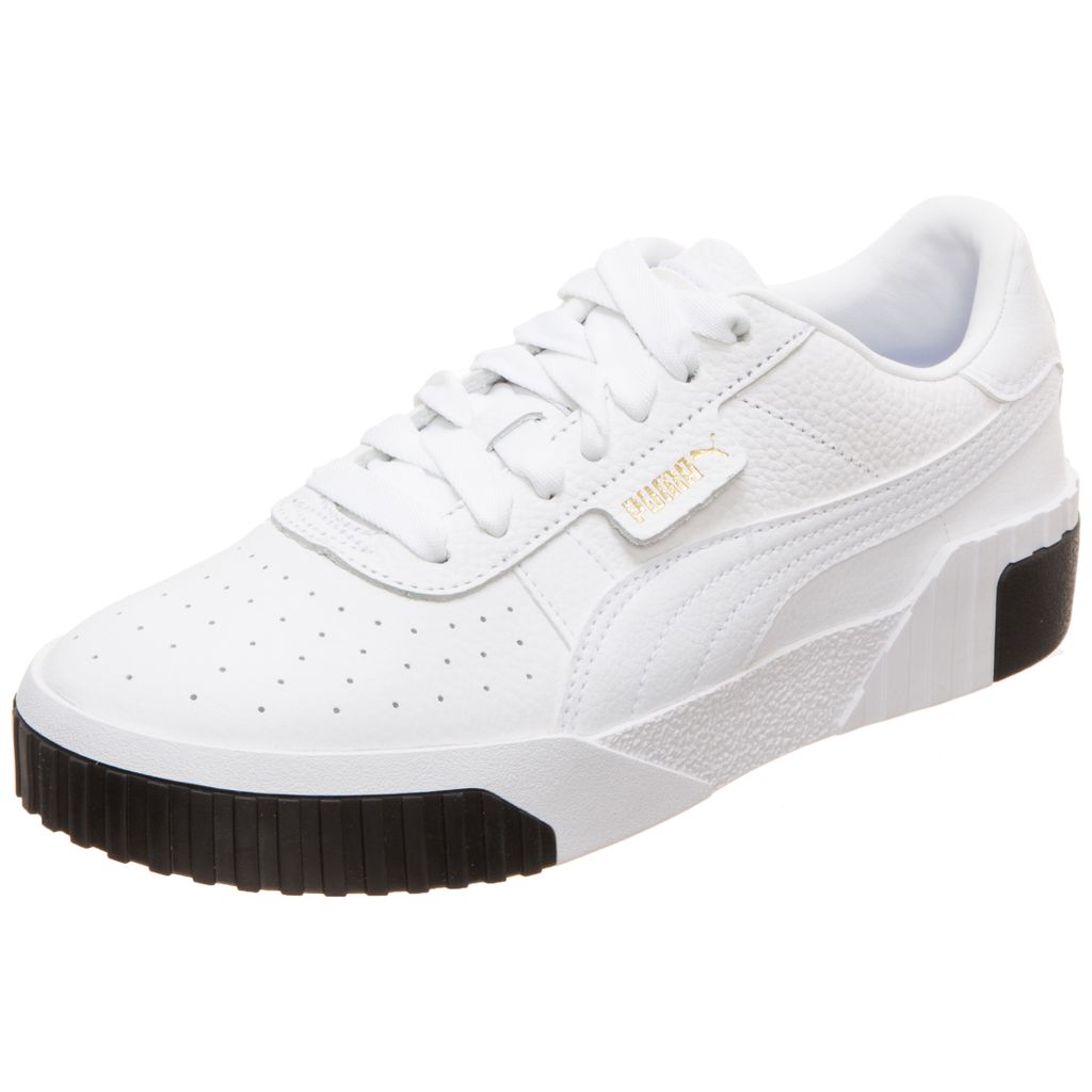 Puma Cali Sneaker Damen Erwachsene weiß / schwarz 8.5 UK - 42.5 EU