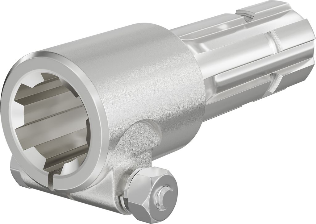 Zapfwelle, PTO 175 mm Buchse mit Keilwellenaufnahme 1 3/4" Z6 für Ausgangswelle 1 3/4" Z6 Traktor