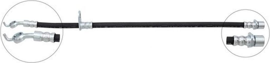 Bremsschlauch 475 mm INN M10x1.0 BANJO 10.0 mm A.B.S. für u.a. DAIHATSU CHARADE
