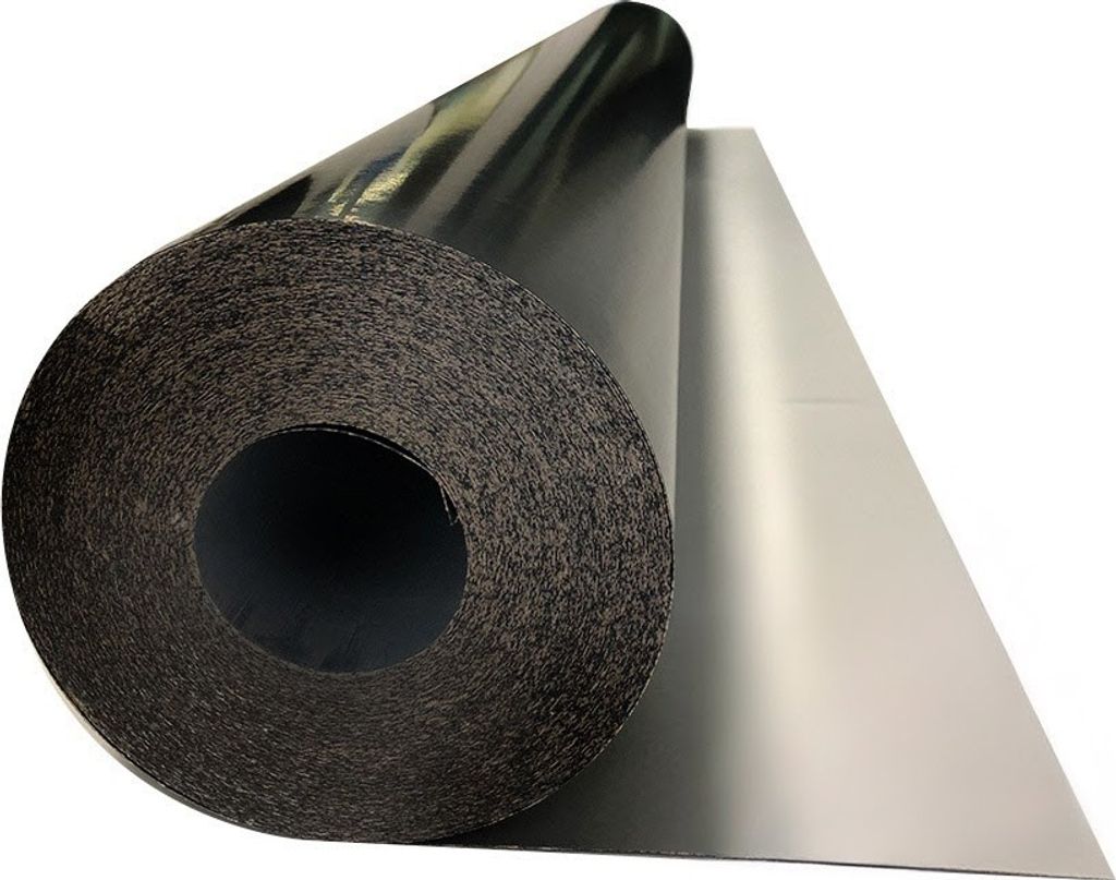 Milchtütenpapier 300g/m² Schwarz/Alu 1,3m 60m² beidseitig PE Milchtütenkarton Abdeckkarton Schutzkarton Malerkarton Boden Abdecken