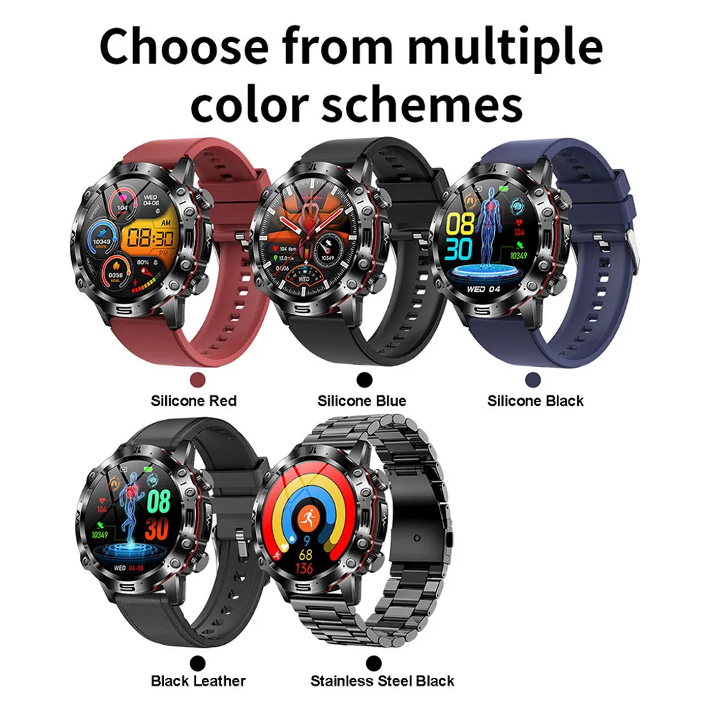 Smartwatch AMOLED ET482 Écran 1,43 Pouces avec Traqueur de Santé Bleu - 14