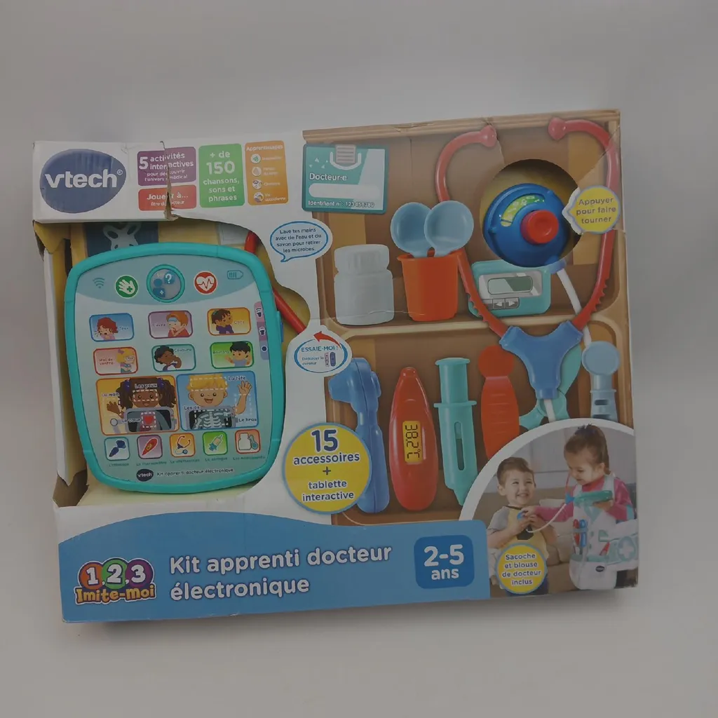 VTech Apprenti Docteur Électronique - Mallette Médicale Interactive 2-5 Ans