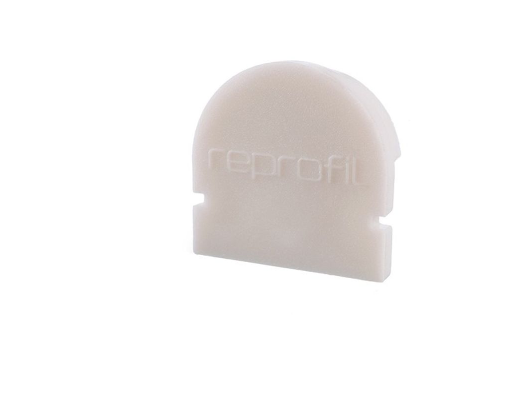 Deko-Light Profil Endkappe - Endkappe R-AU-01-10, Set 2 Stk, Kappe, Weiß, Kunststoff, Deko-Light, 1 g, 16 mm