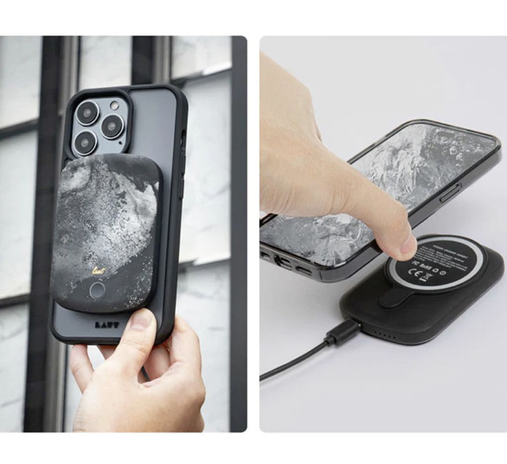 LAUT POWER CHARGE HANDY Black Powerbank,comp. with MagSafe