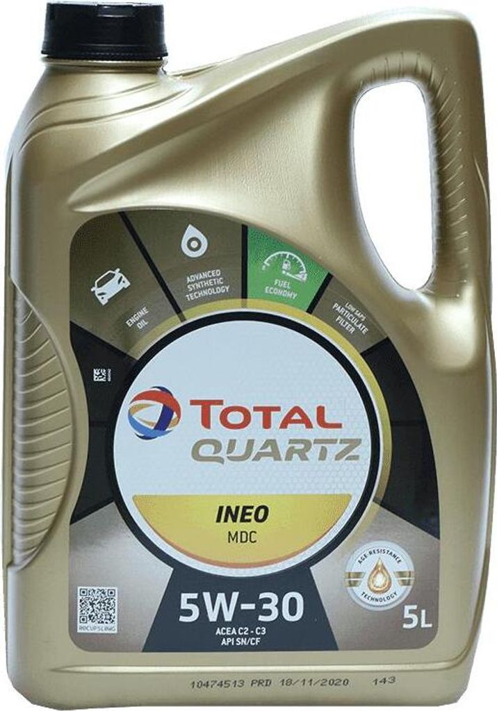 Total Energies QUARTZ INEO MC3 5W-30 Motoröl 5 Liter Produktbild 