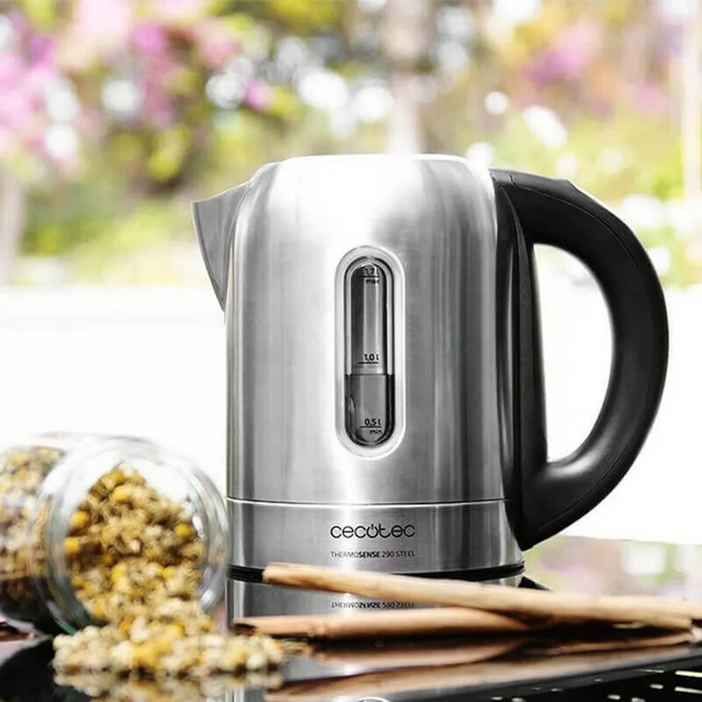 Bouilloire rapide pour thé et café Cecotec ThermoSense en inox
