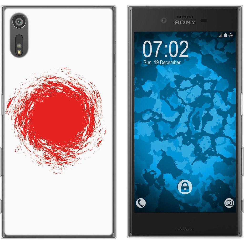 PhoneNatic Case kompatibel mit Sony Xperia XZs Silikon-Hülle WM Japan M7