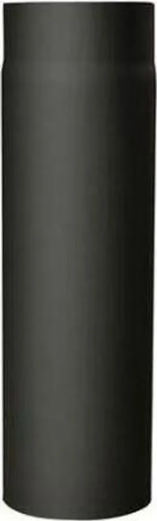 Tuyau d'évacuation fumée 120mm rigide en acier noir 1,5mm épaisseur