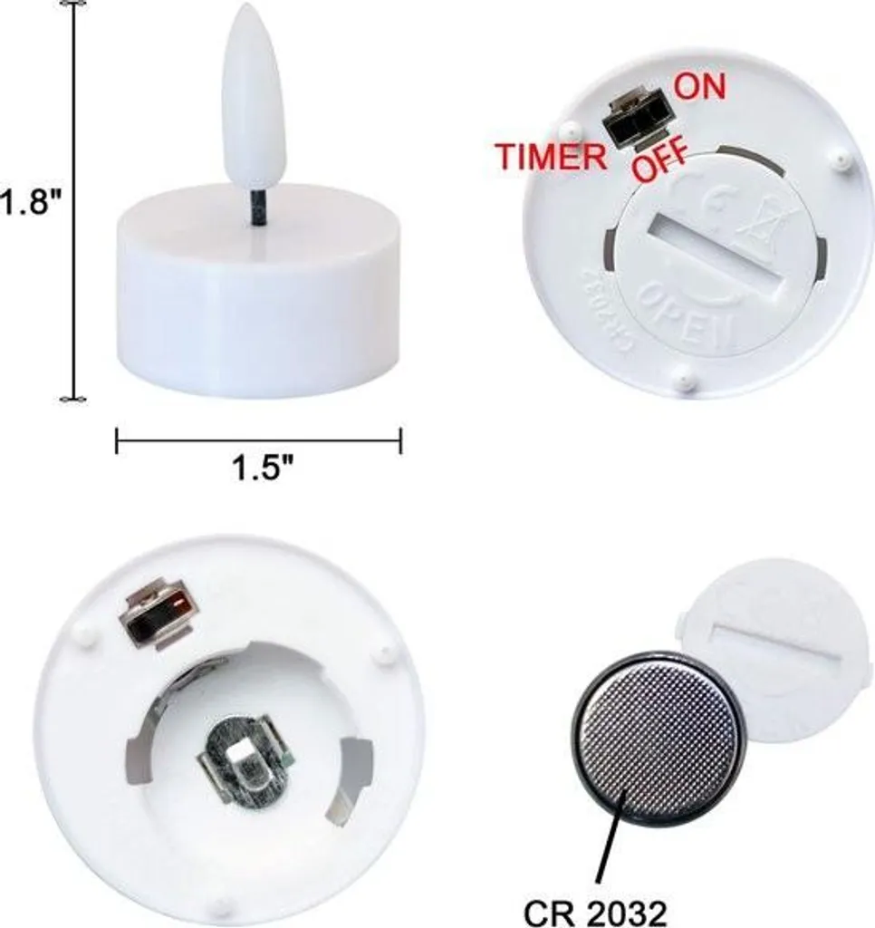 Bougies chauffe-plat électriques scintillantes LED pour décoration intérieure