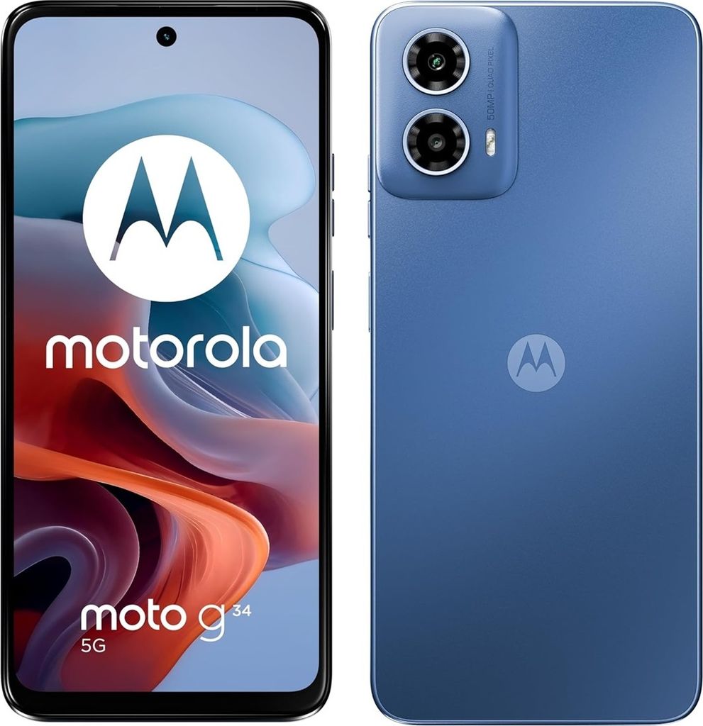 Motorola Moto G34 5G XT2363-3 Blau 8GB/128GB 50MP Kamera Produktbild 