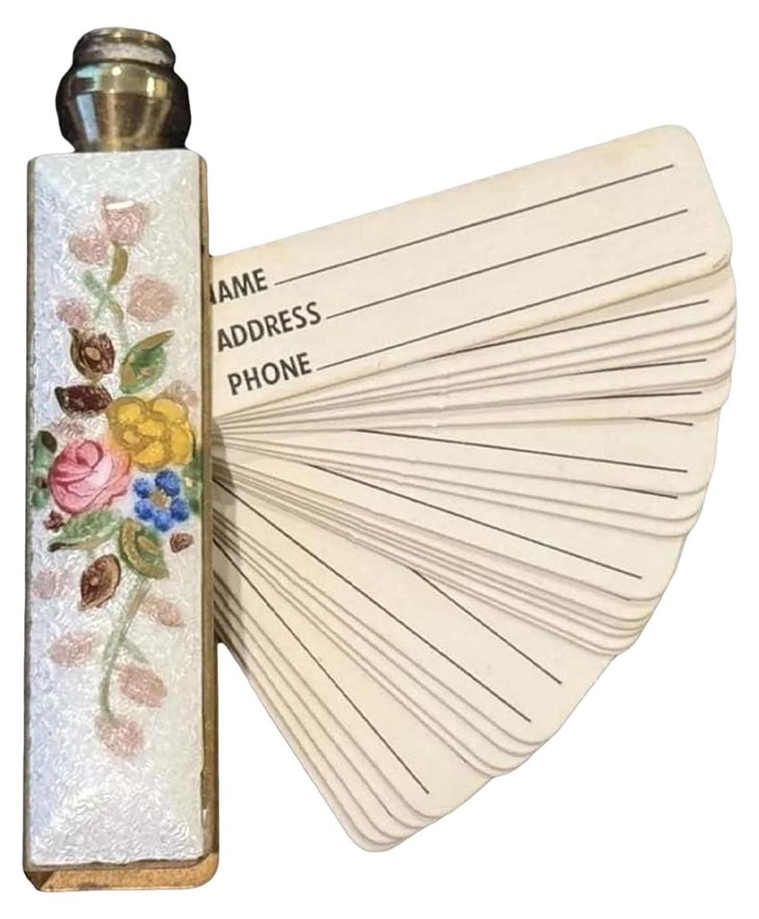 1/2/3 Stück Emaille-Blumen-Telefonbuch aus Messing, handgefertigt im Vintage-Stil im chinesischen Stil, Mini-Taschen-Telefonbuch, tragbar, florale...