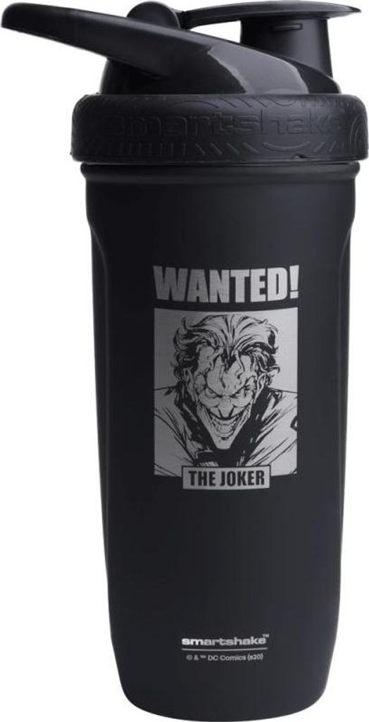 Smartshake Reforce Stainless Steel - The Joker Wanted (900ml) The Joker - Fitness-Zubehör - Streuer & Mixer