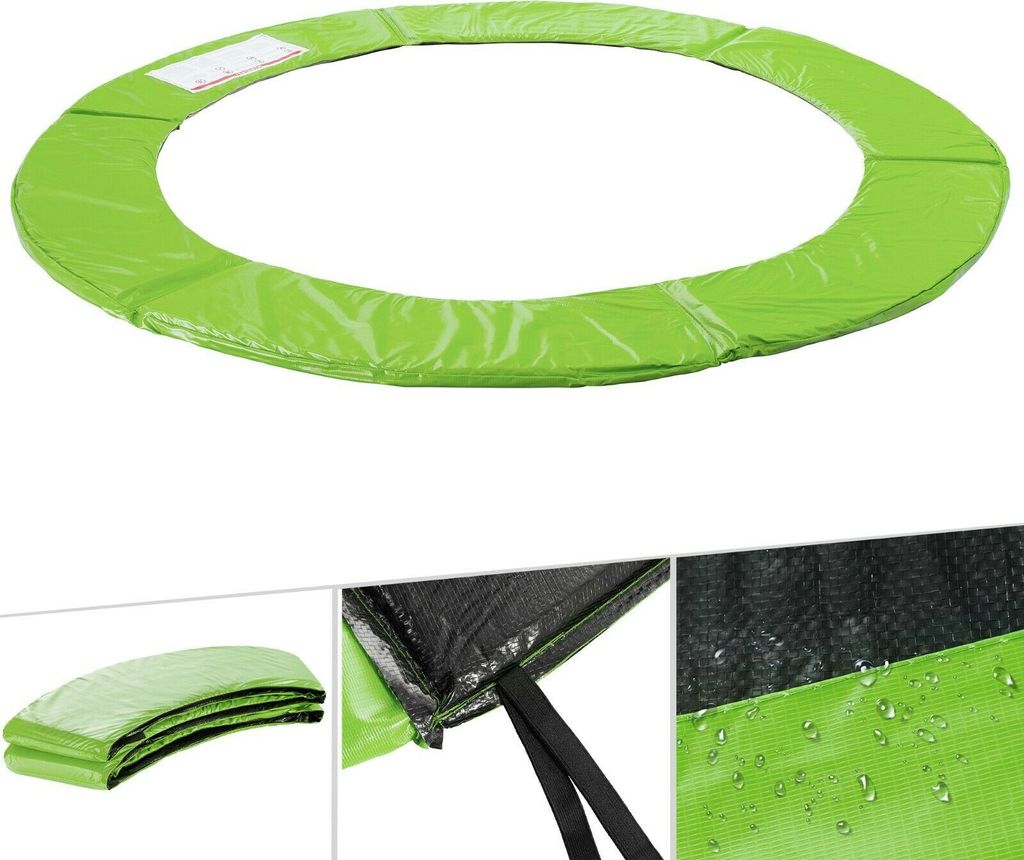 AREBOS Trampolin Randabdeckung Ø 366 cm Hellgrün | UV-beständig & wasserfest