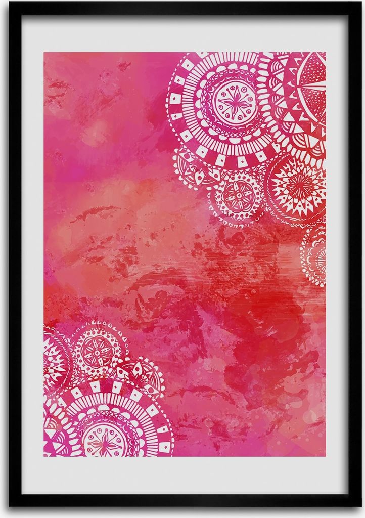 Bild - Bilderrahmen - Foto - 70 cm x 100 cm - MDF - Rahmen - Wandkunst - Verzierungen