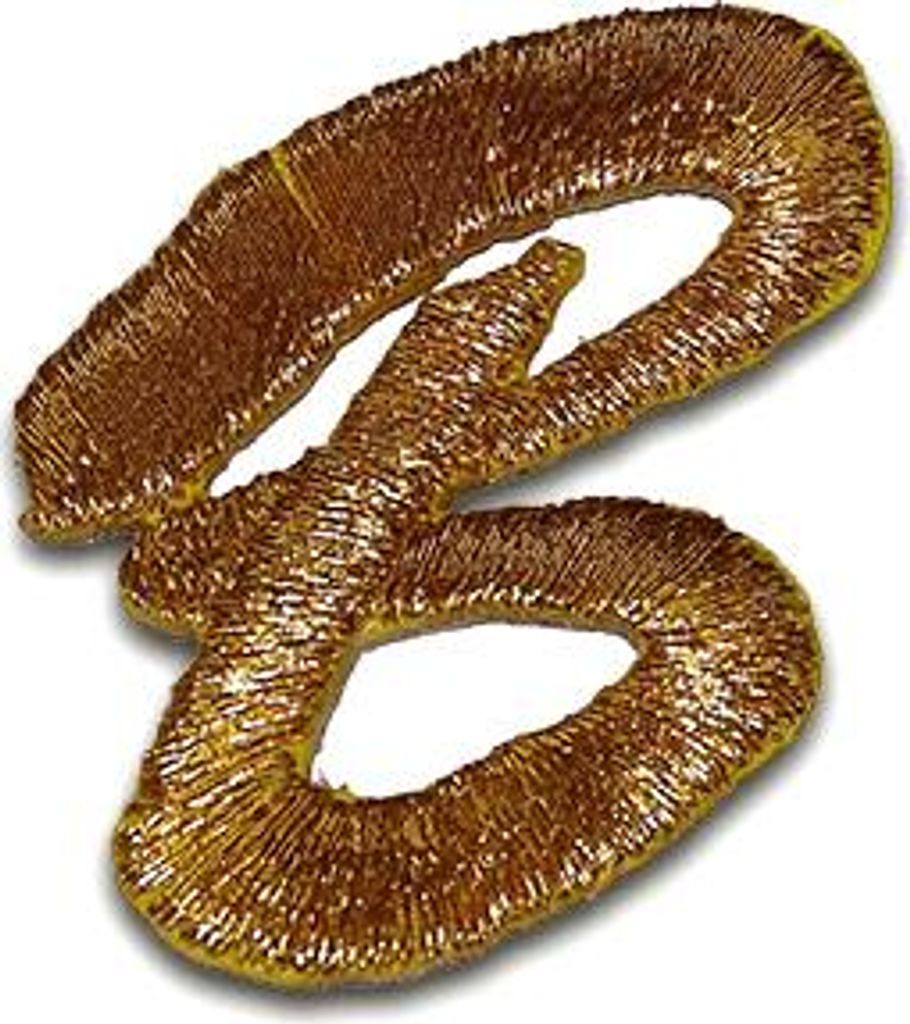 Buchstabe B 3.3x2.4cm: Alphabet Buchstaben Einzeln Auswählbar - Aufnäher, Bügelbild, Aufbügler, Applikationen, Patches, Flicken, Zum Aufbügeln