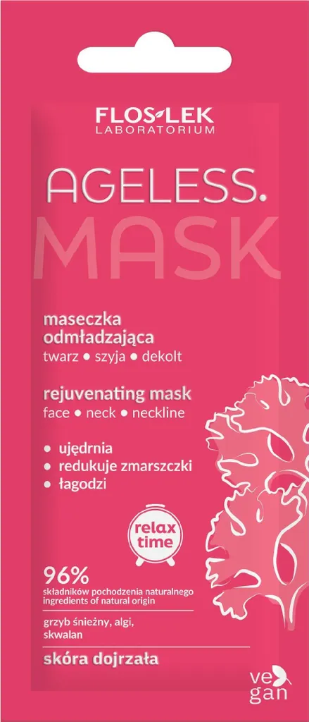 Flos-Lek Mai Più Rughe: Maschera Viso e Décolleté Effetto Lifting