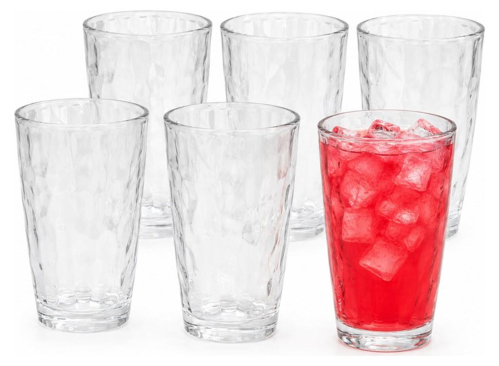 BORMIOLI ROCCO Set van 6 glazen, "Diamond Cool", Productafbeelding 